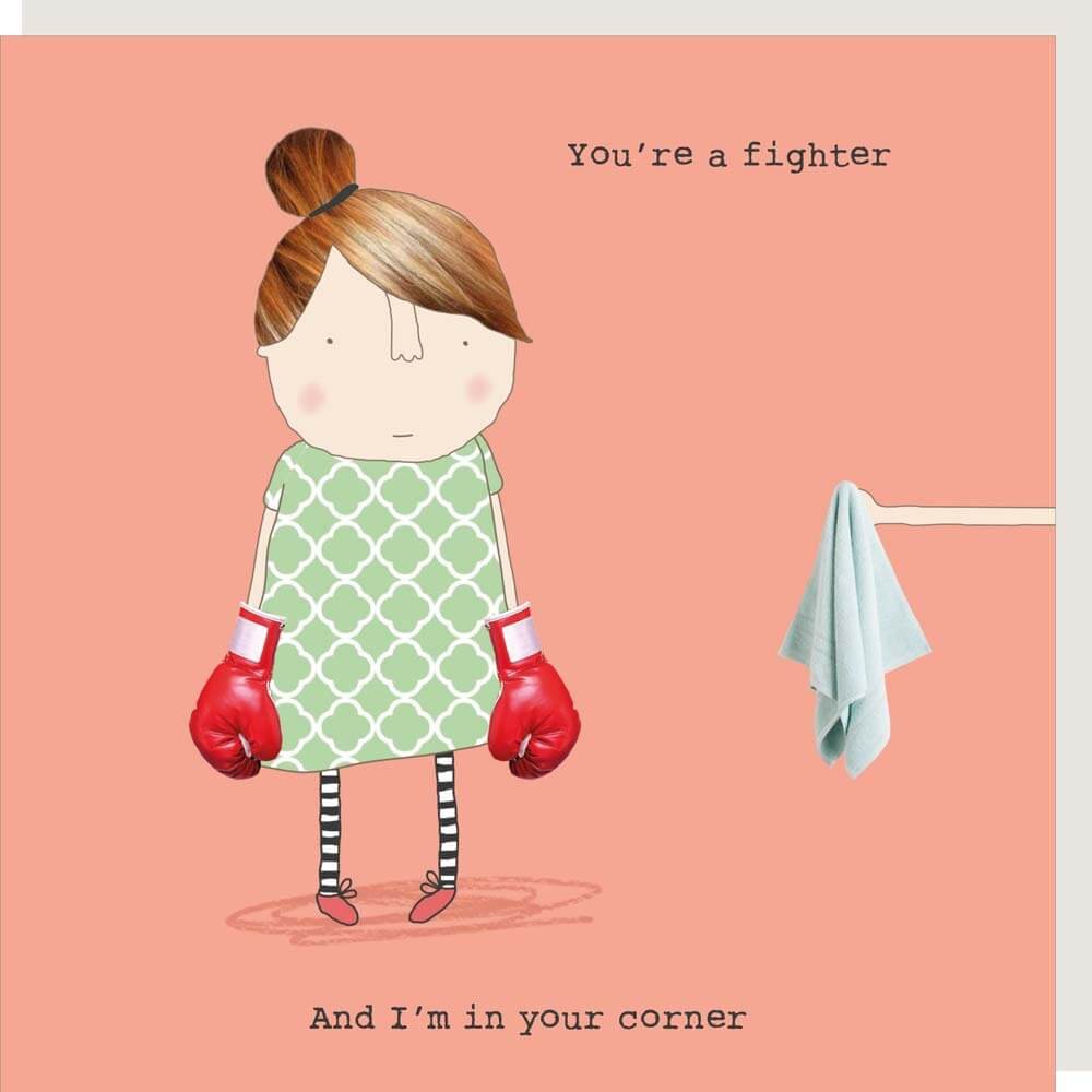 'Fighter' Novelty Card