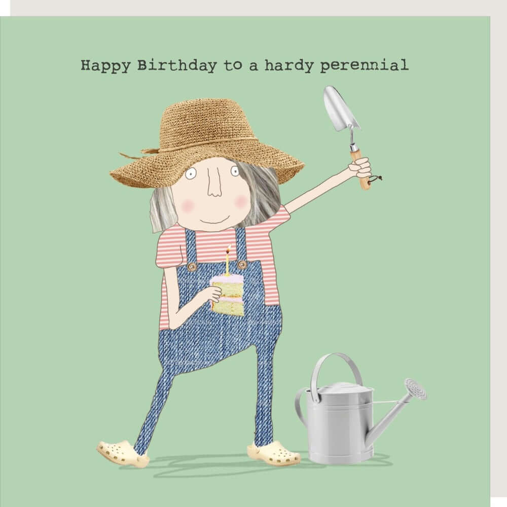 'Hardy Perennial' Novelty Card