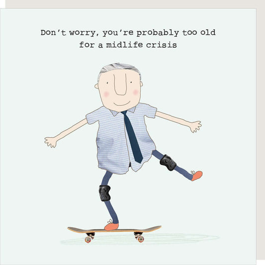 'Crisis' Novelty Card