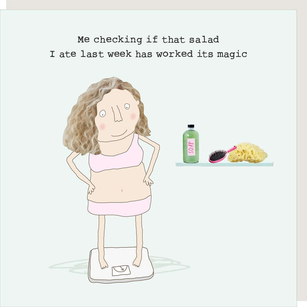'Salad Magic' Novelty Card