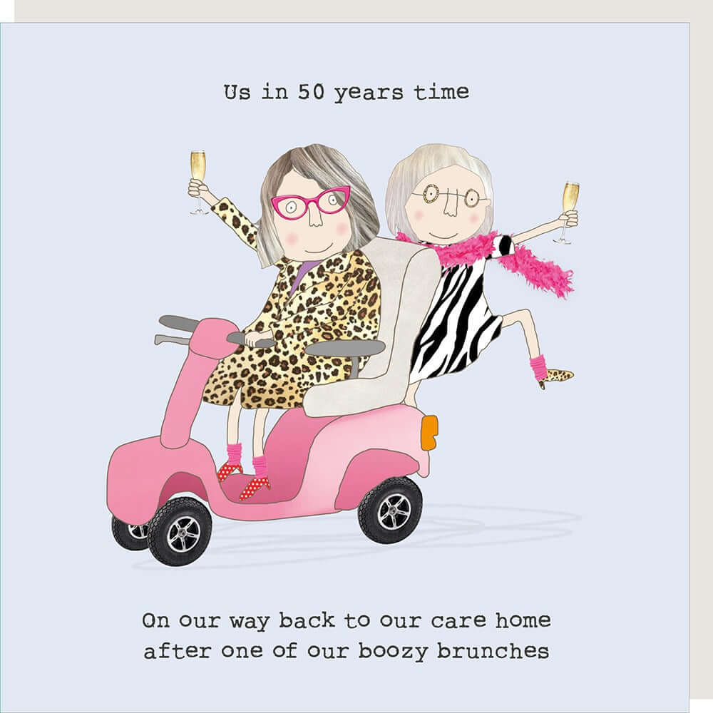 Boozy Brunch' Novelty Card