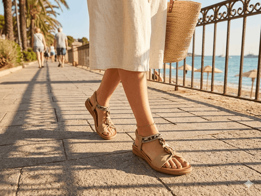 Giovina - Beige Jewelled Slingback Sandal