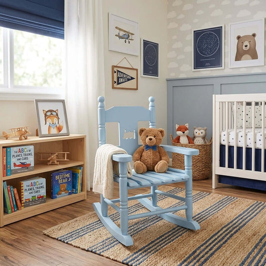 Childrens Blue Rocking Chair