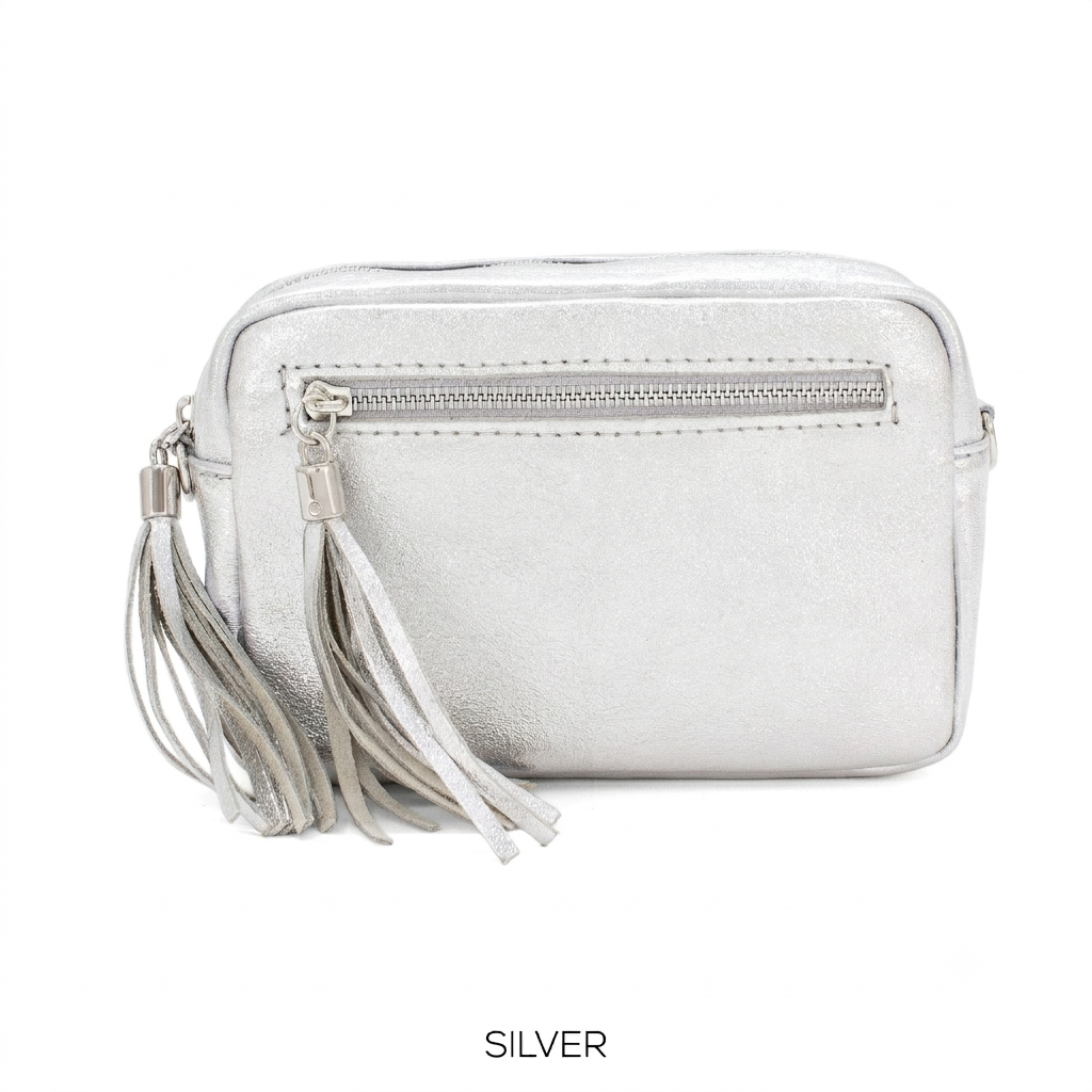 Ladies Leather Tassel Bag