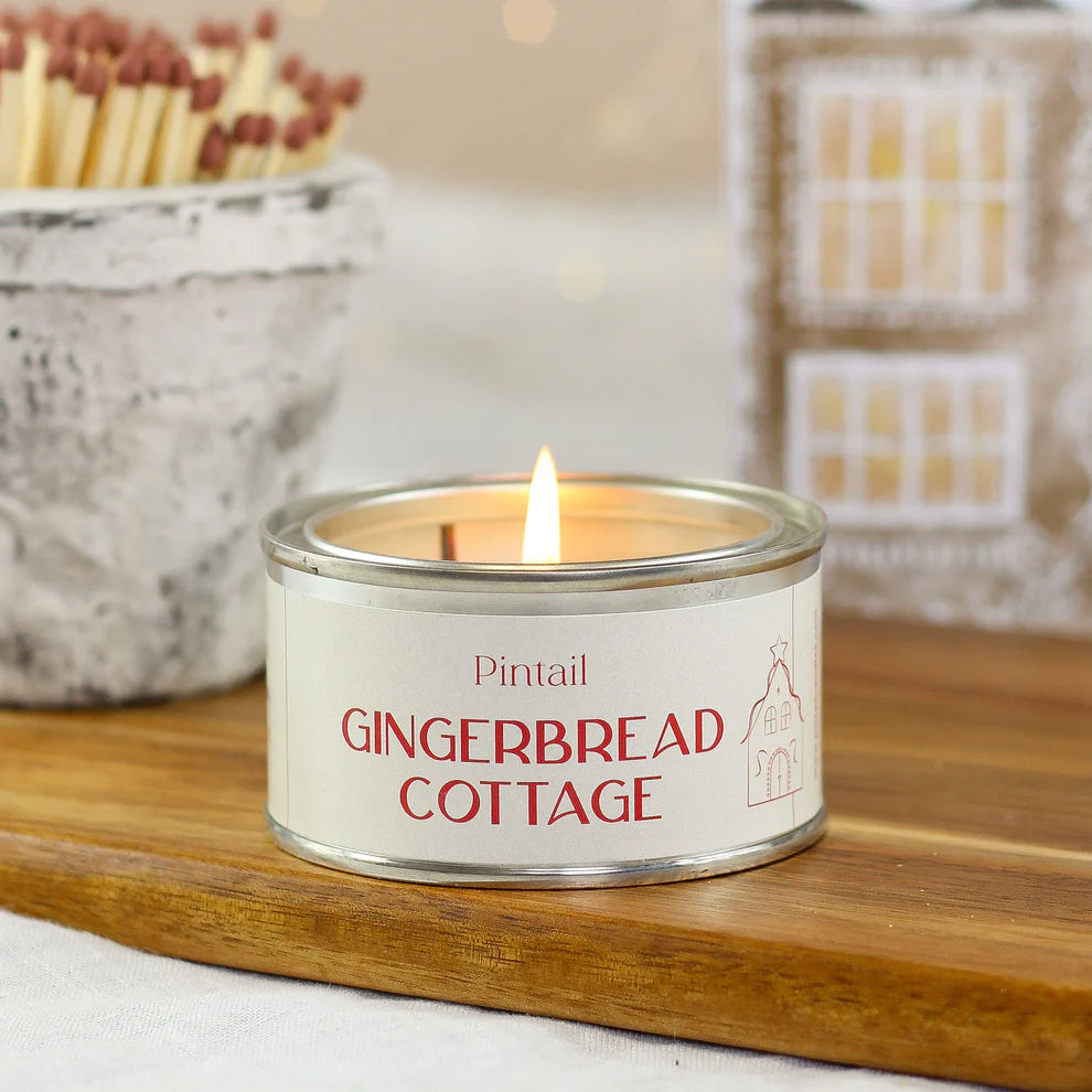 Pintail Candles - Gingerbread Cottage Paint Pot