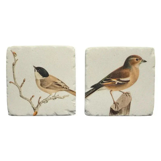Finch Resin Coaster - Pack of 2