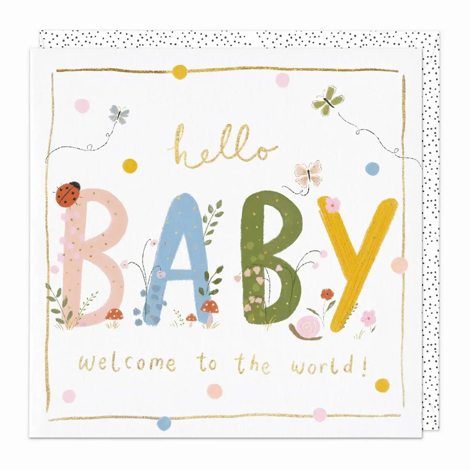 Buggy Welcome Baby Card