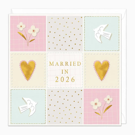 Mum-Pastel Block Married in 2026 Card