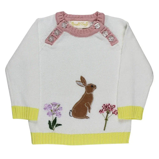 Childrens Meadow Rabbit Knitted Jumper