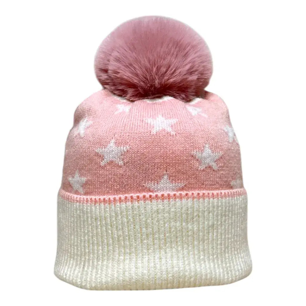 Jess & Lou - Unisex Star Cosy Bobble Hat