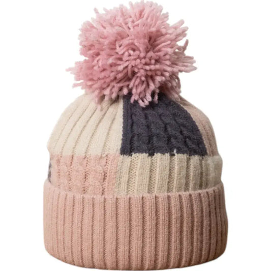 Jess & Lou - Patchwork Cosy Bobble Hat