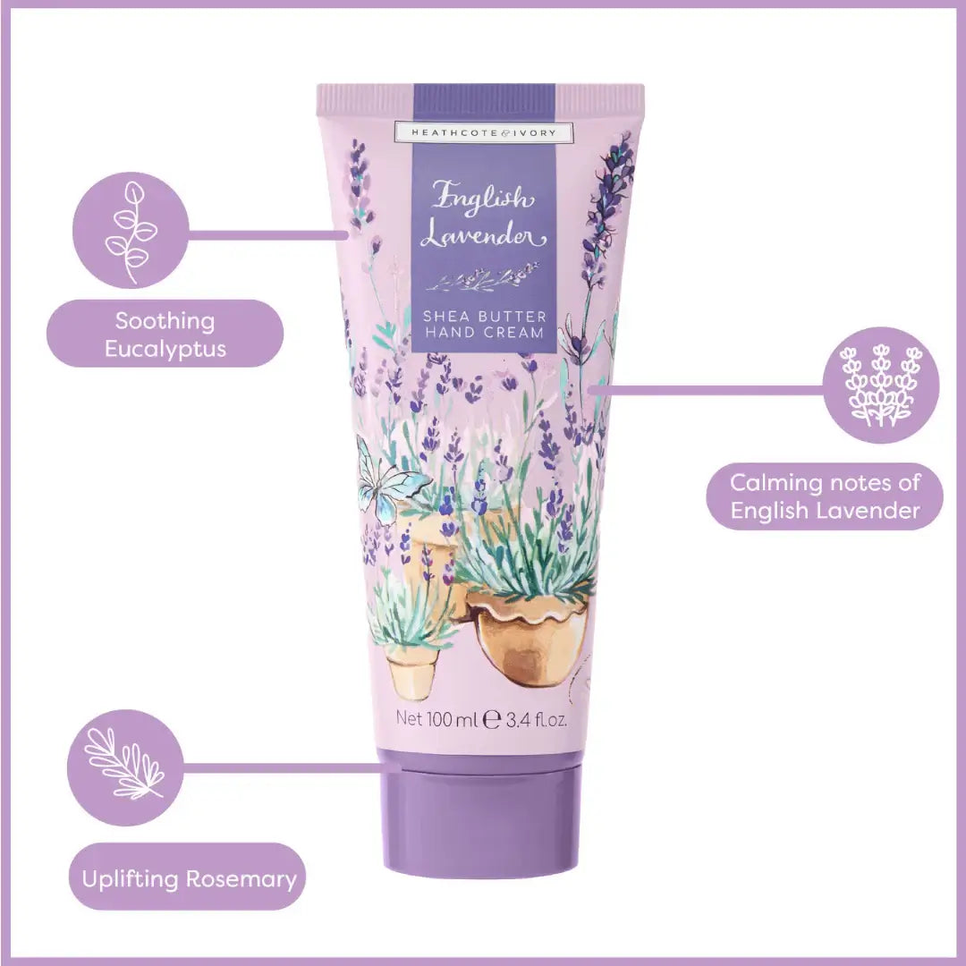 Heathcote & Ivory - English Lavender Hand Cream Trio, 3x 30ml