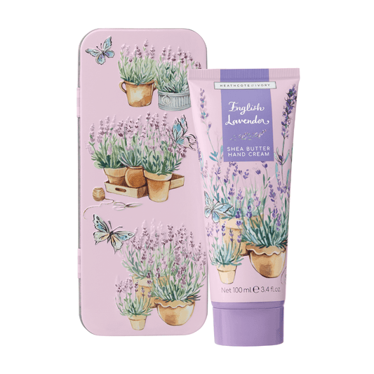 Heathcote & Ivory - English Lavender Hand Cream in Tin, 100ml