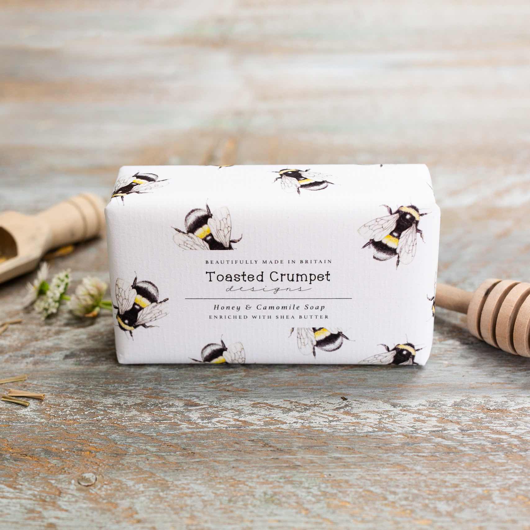 Honey & Camomile 'Bees' 190g Soap Bar