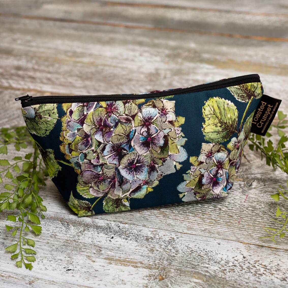 Hydrangea Makeup Bag