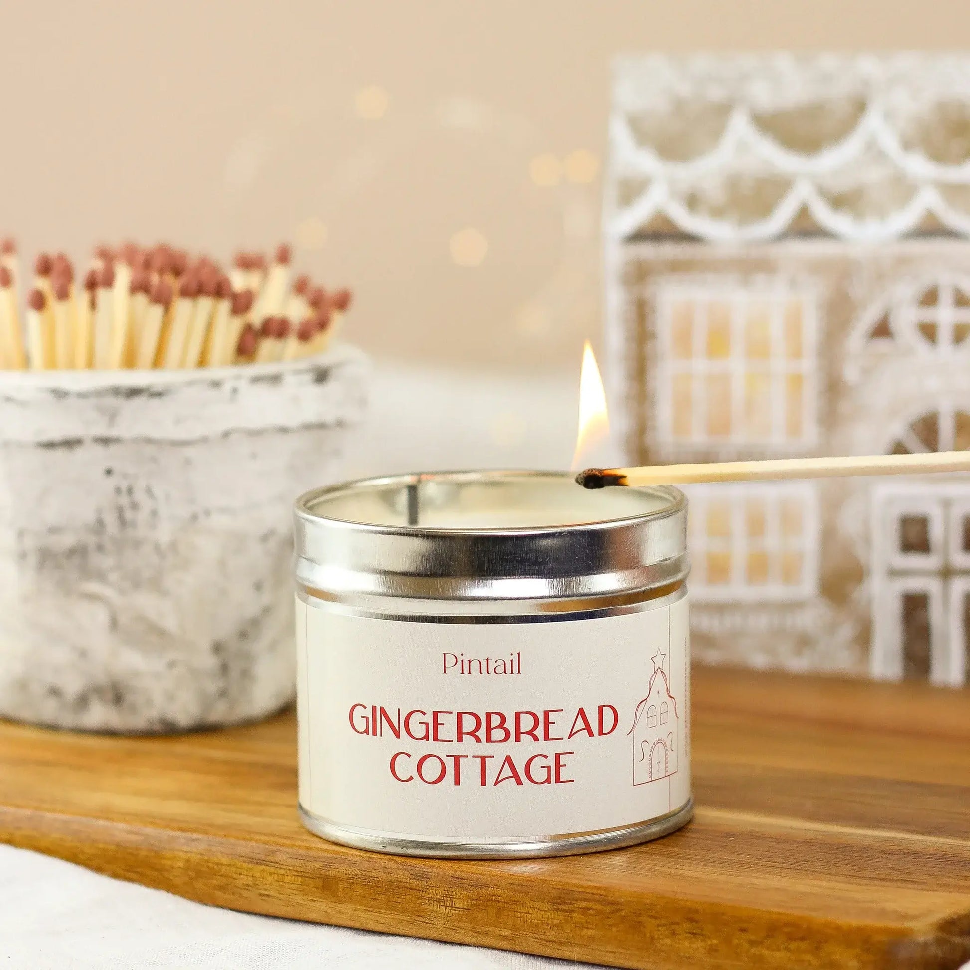Pintail Candles - Gingerbread Cottage Classic Pot