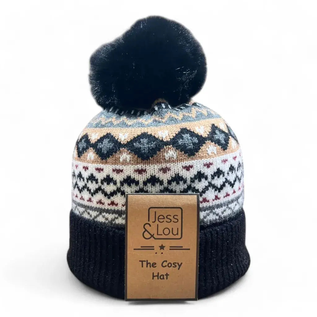 Jess & Lou - Unisex Nordic Cosy Bobble Hat
