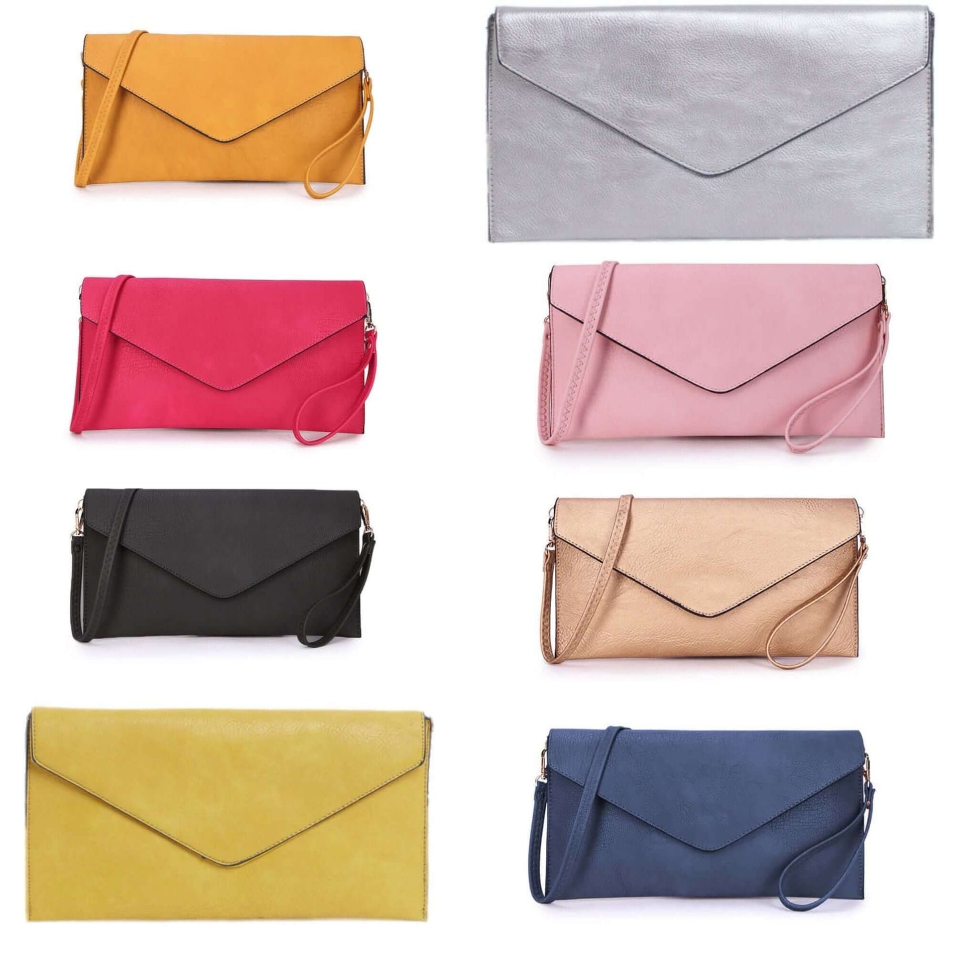 Long & Son Fold Over Clutch Bag