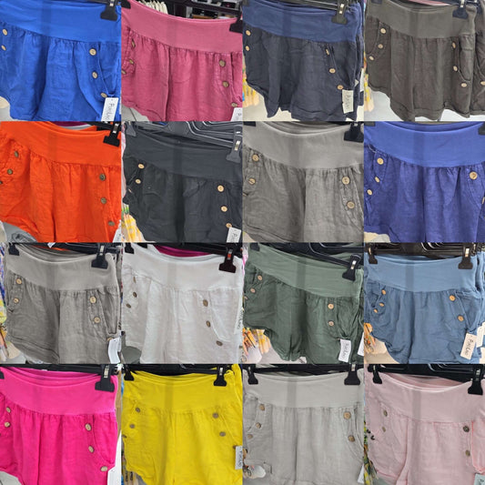 Made in Italy Linen Shorts - Regular