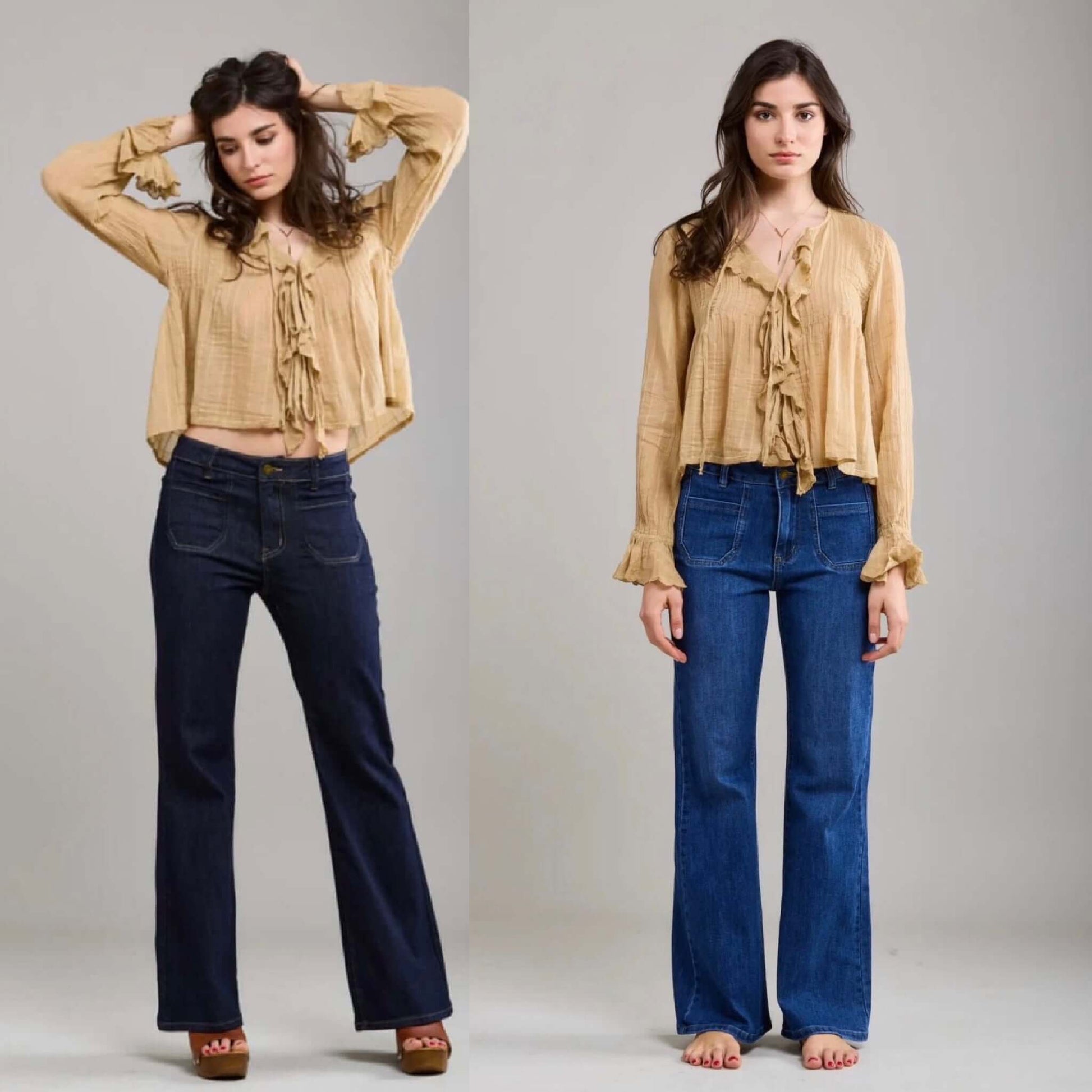 Toxik Patch Pocket Boot Cut Jean