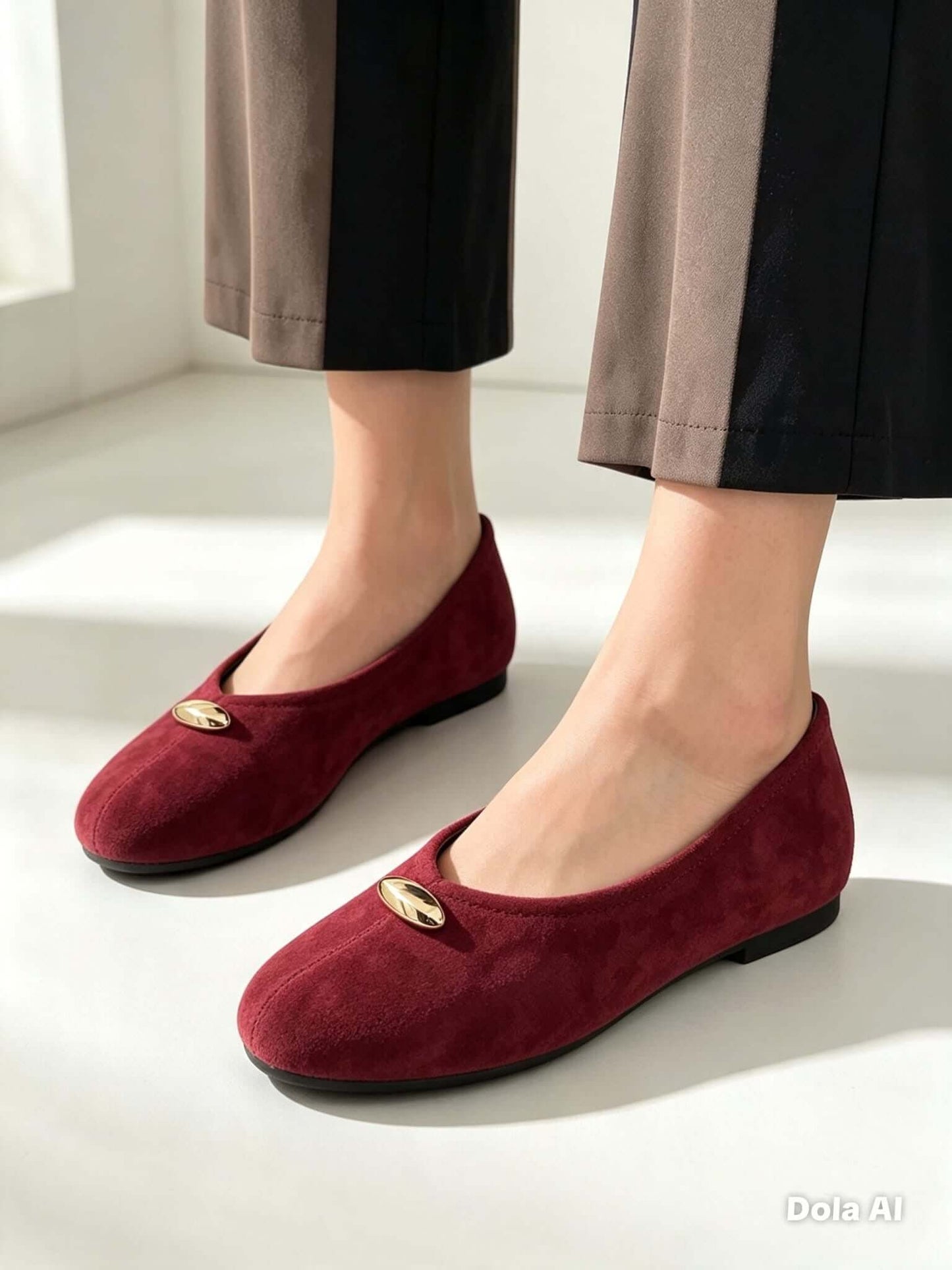 Ladies Classic Ballet Flat Shoe