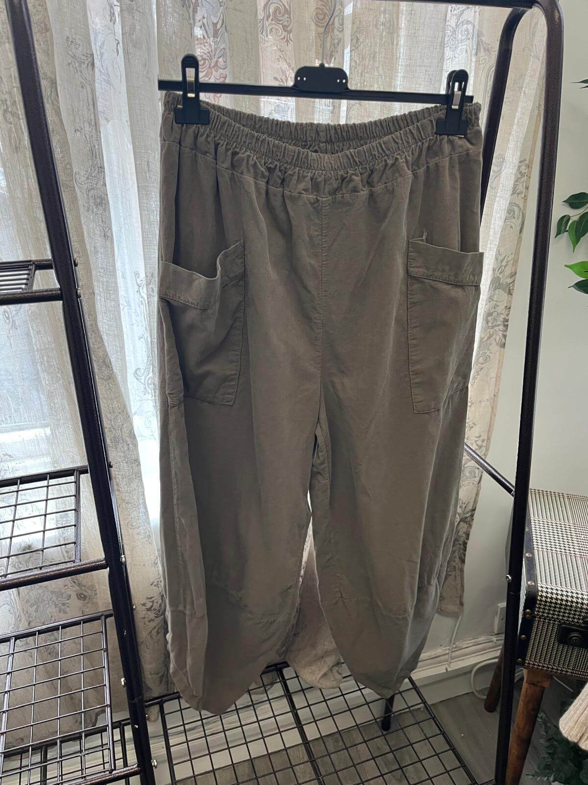 Ladies Needlecord Tulip Trousers