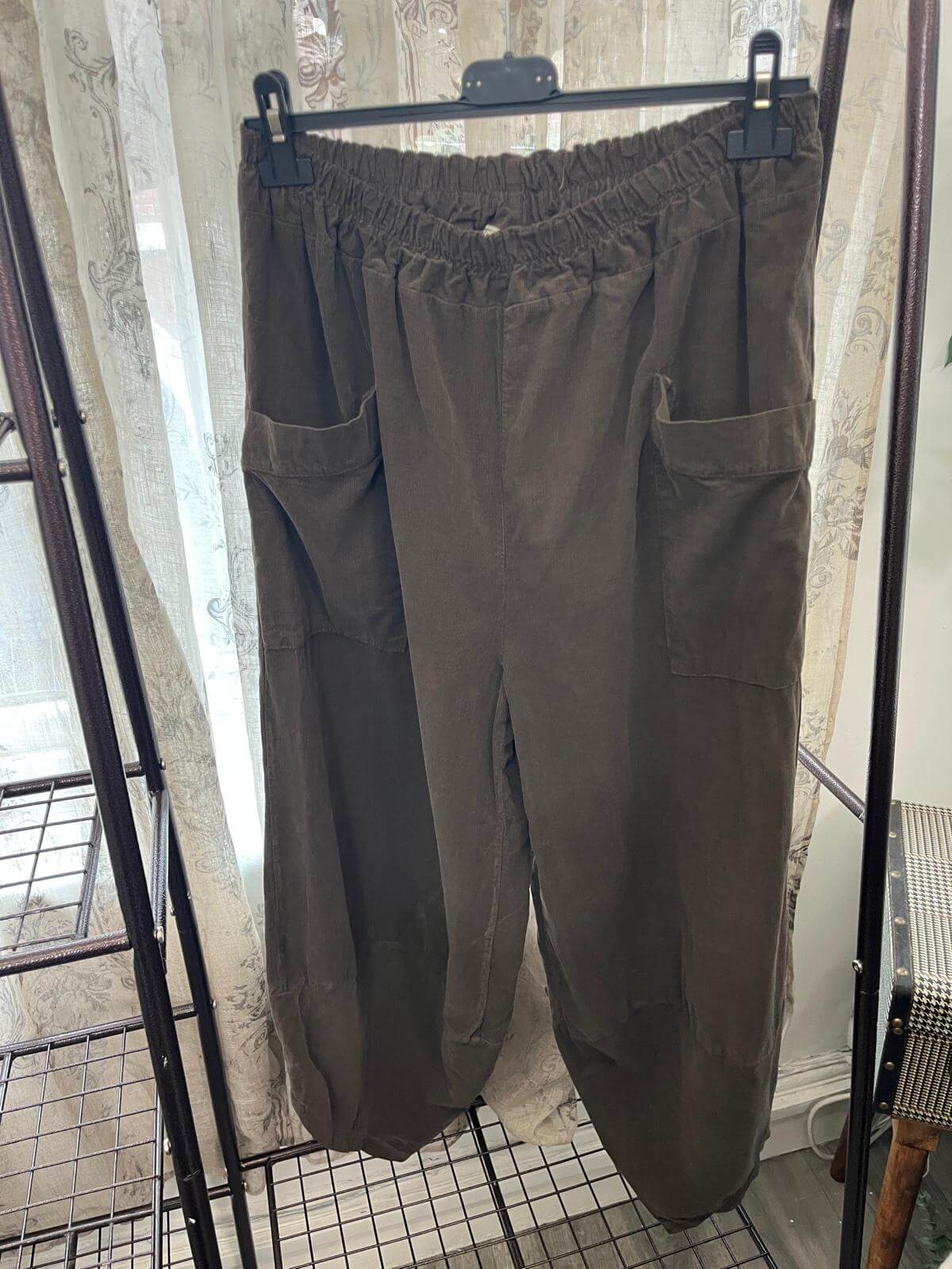 Ladies Needlecord Tulip Trousers