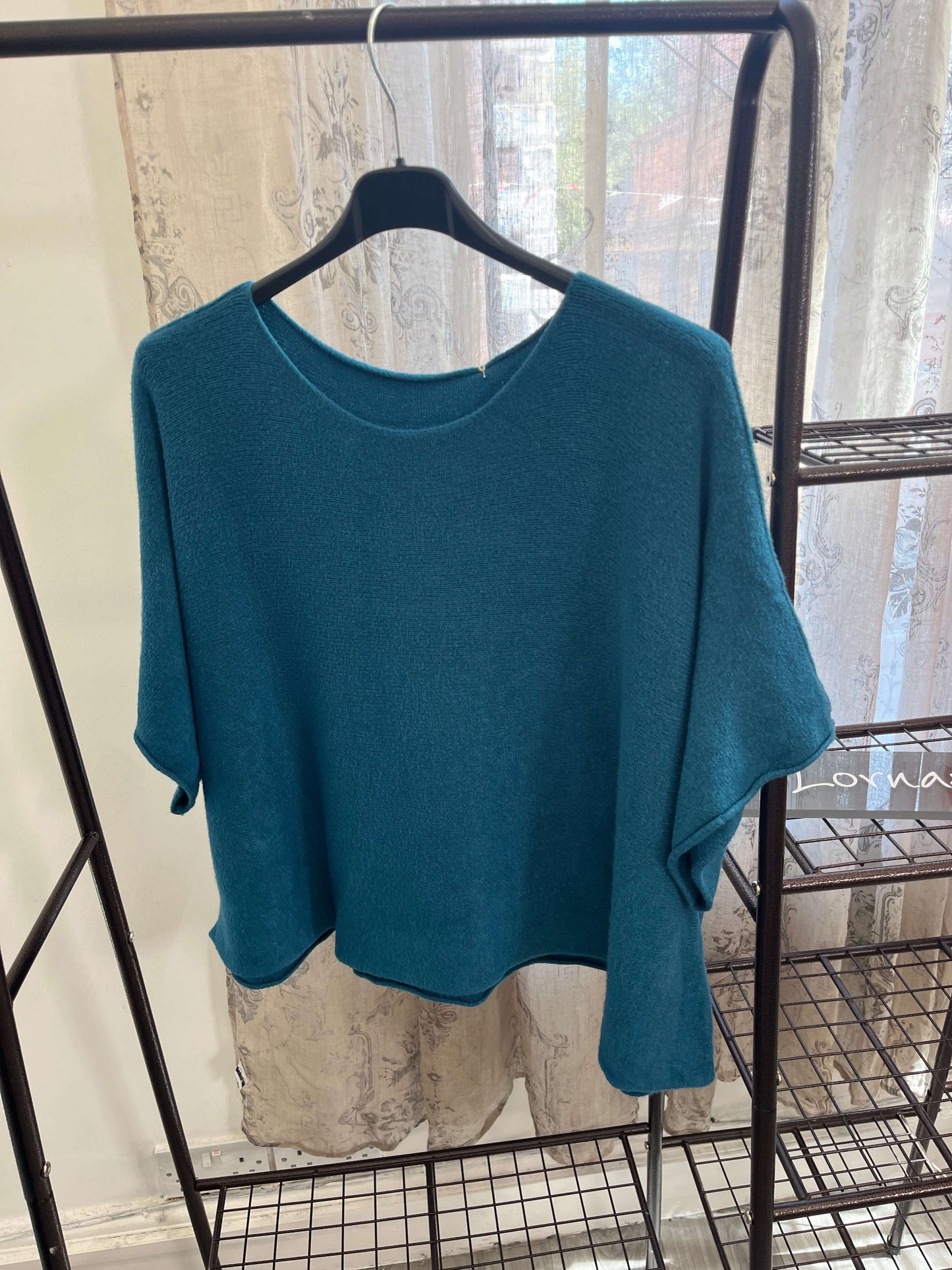 Torzi Boxy Swing Fine Knit Jumper