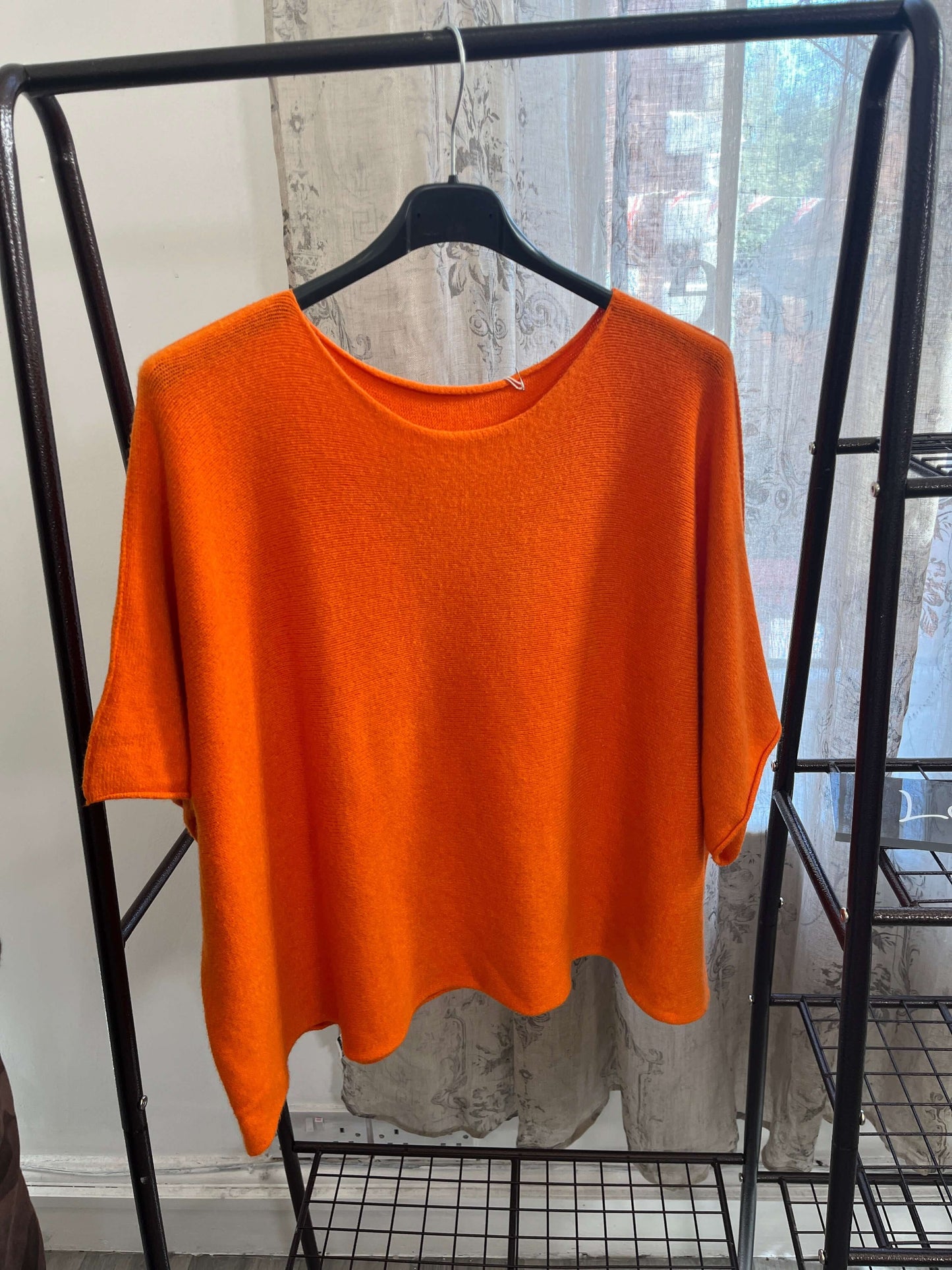 Torzi Boxy Swing Fine Knit Jumper