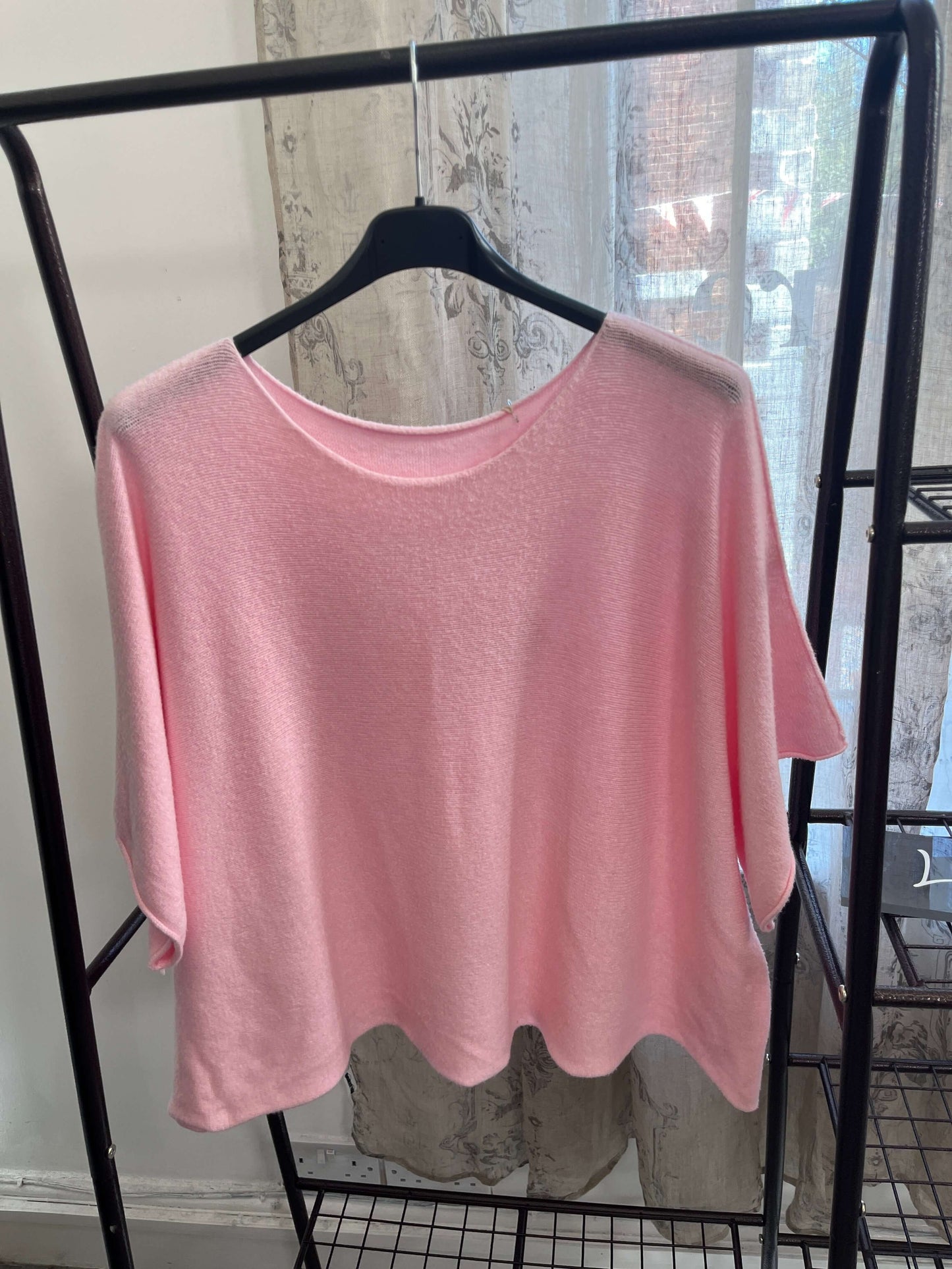 Torzi Boxy Swing Fine Knit Jumper