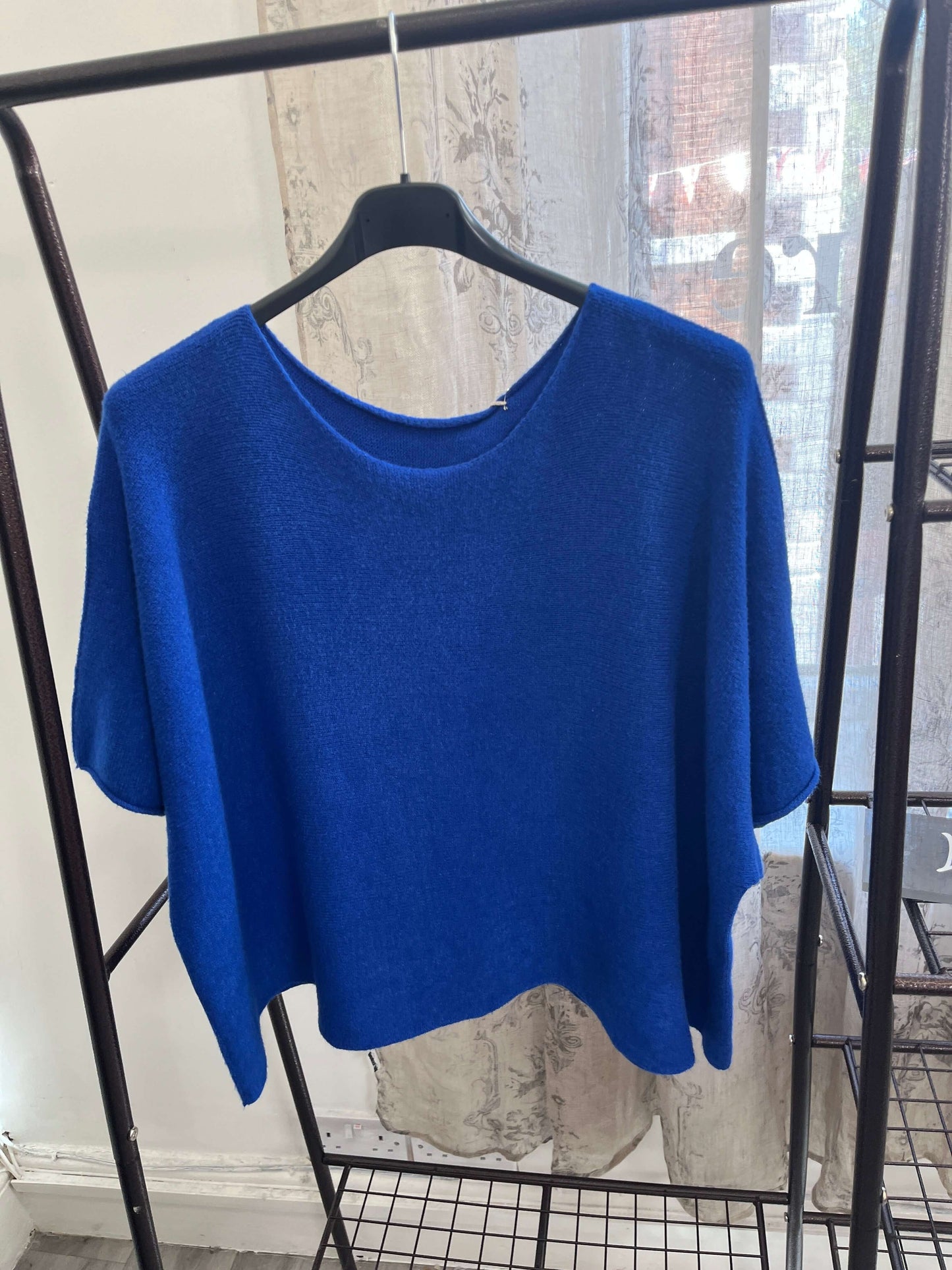 Torzi Boxy Swing Fine Knit Jumper