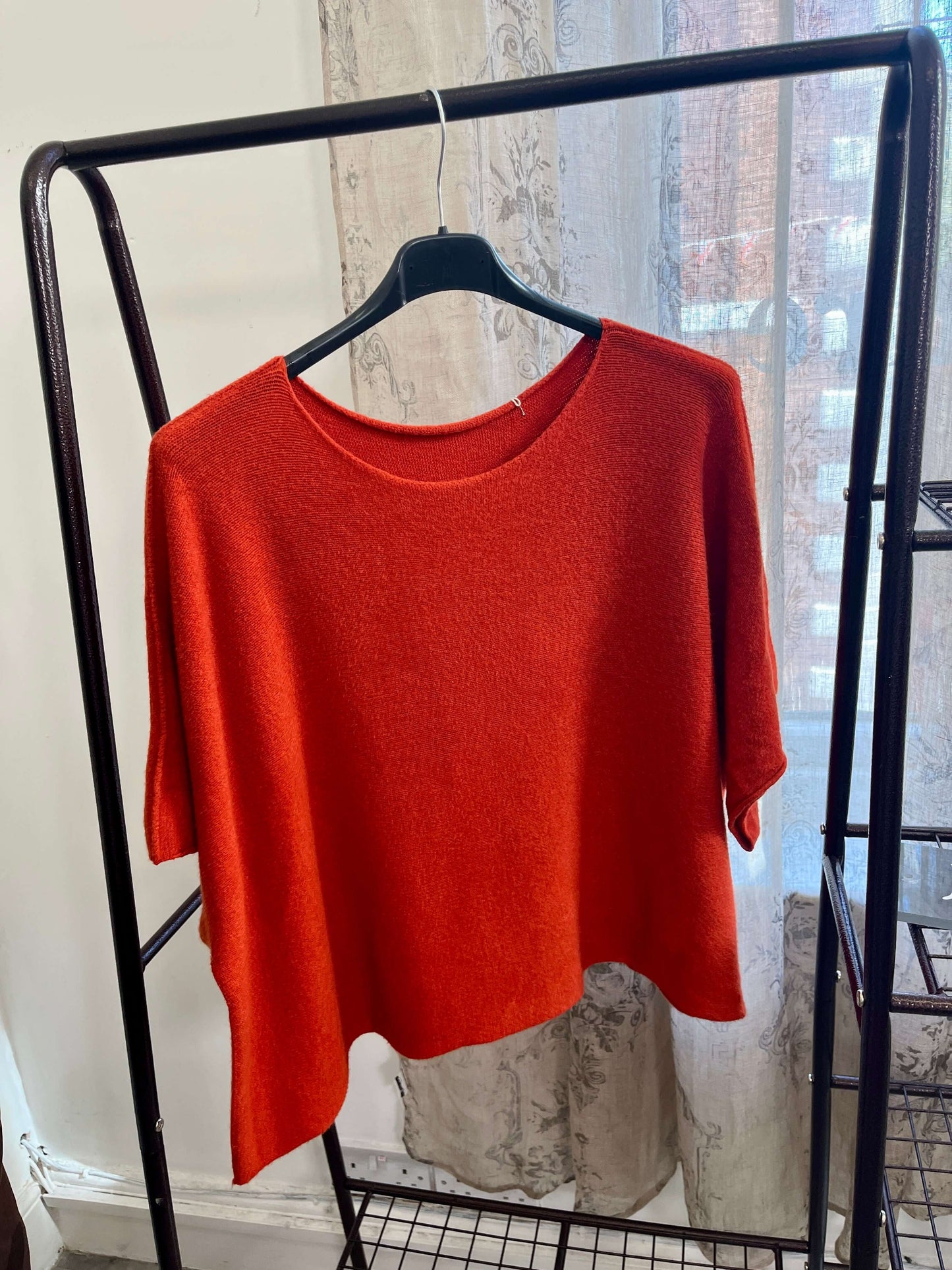 Torzi Boxy Swing Fine Knit Jumper