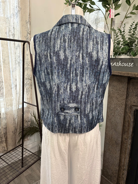 Lornashouse Exclusive by Annabelle - Stripe Wash Denim Waistcoat