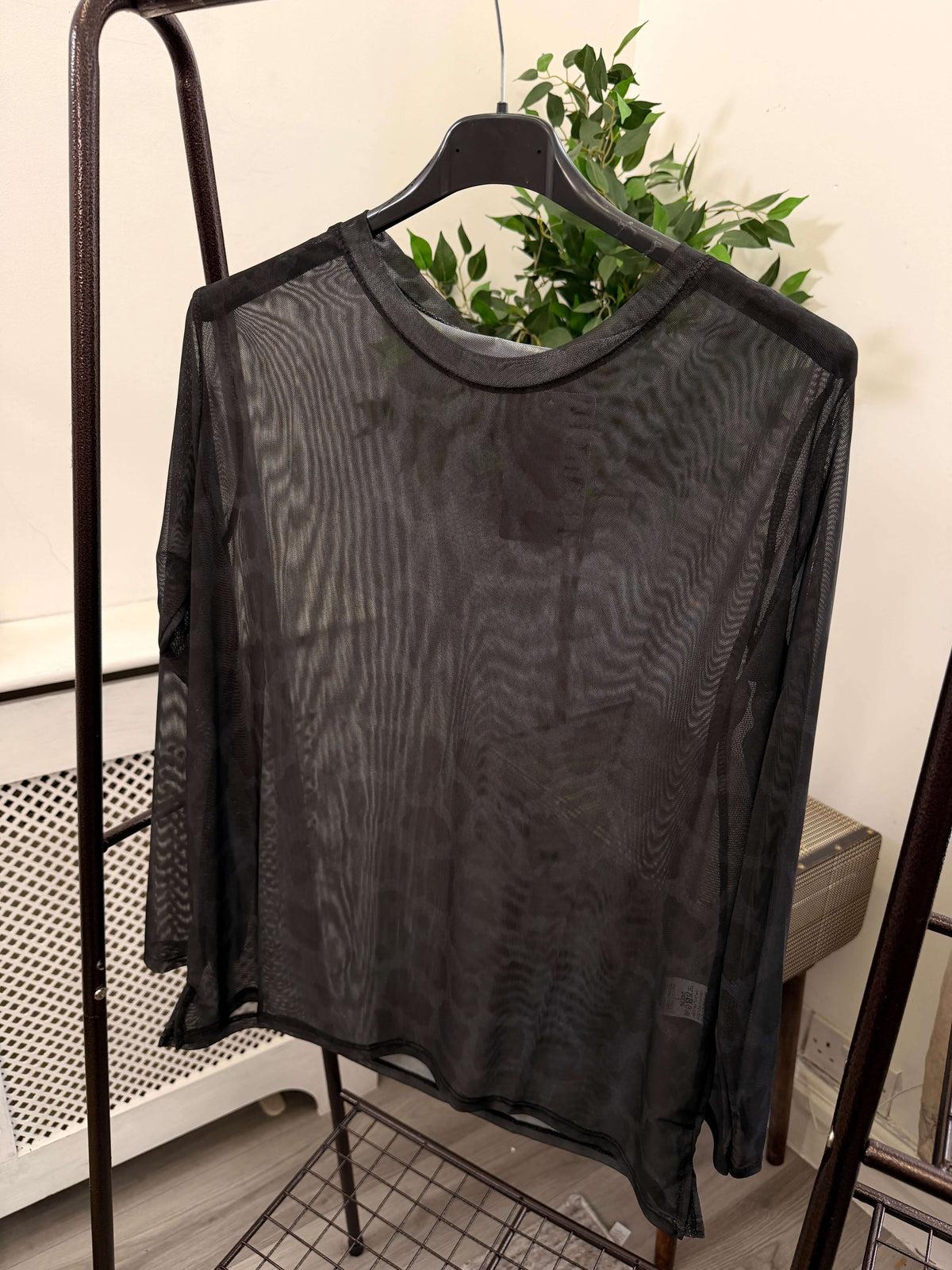 Orla Mesh Layering Top - Leopard