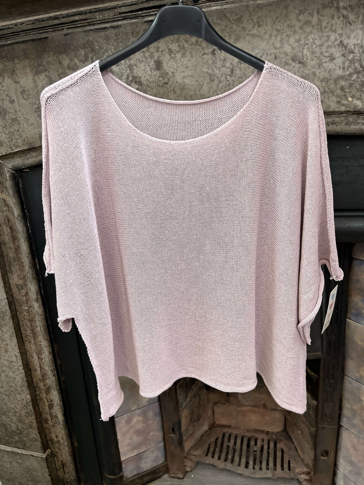 Torzi-Jane Boxy Swing Woven Knit Jumper