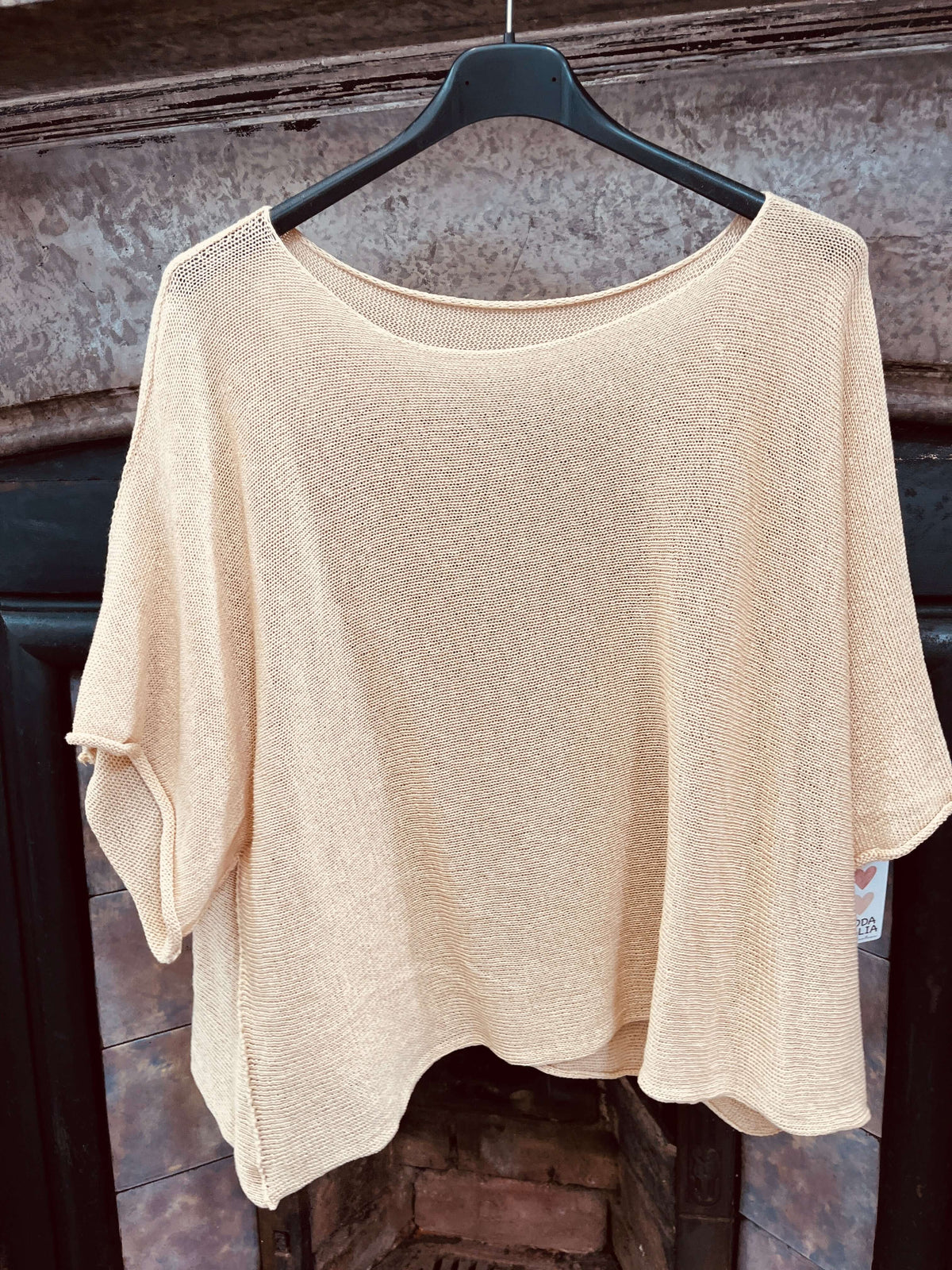 Torzi-Jane Boxy Swing Woven Knit Jumper
