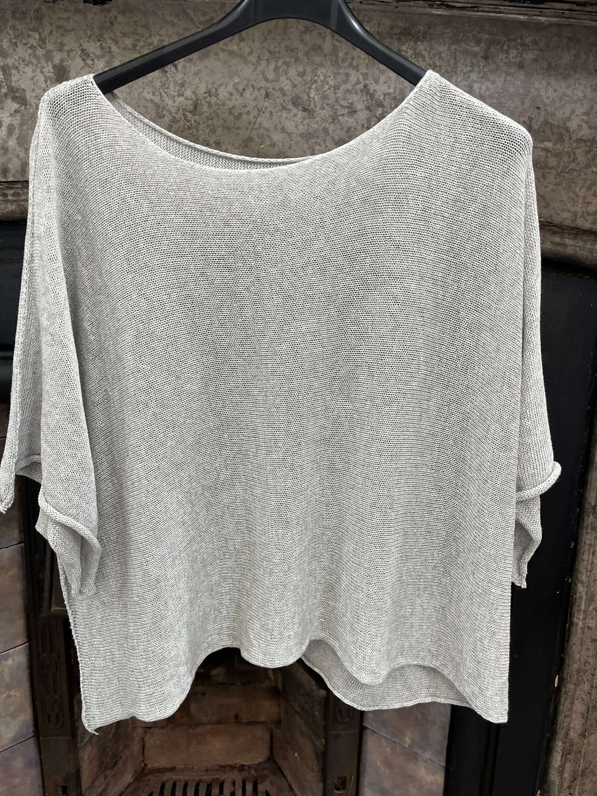 Torzi-Jane Boxy Swing Woven Knit Jumper