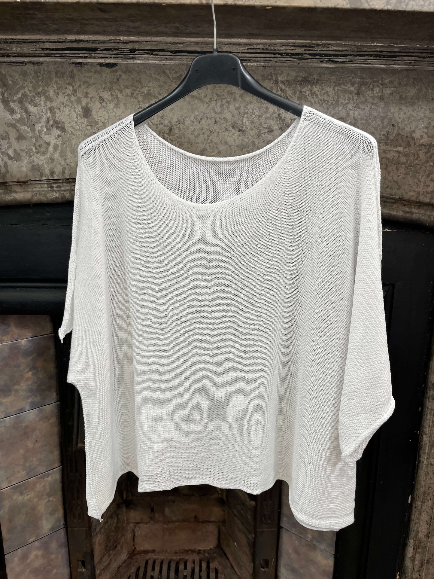 Torzi-Jane Boxy Swing Woven Knit Jumper