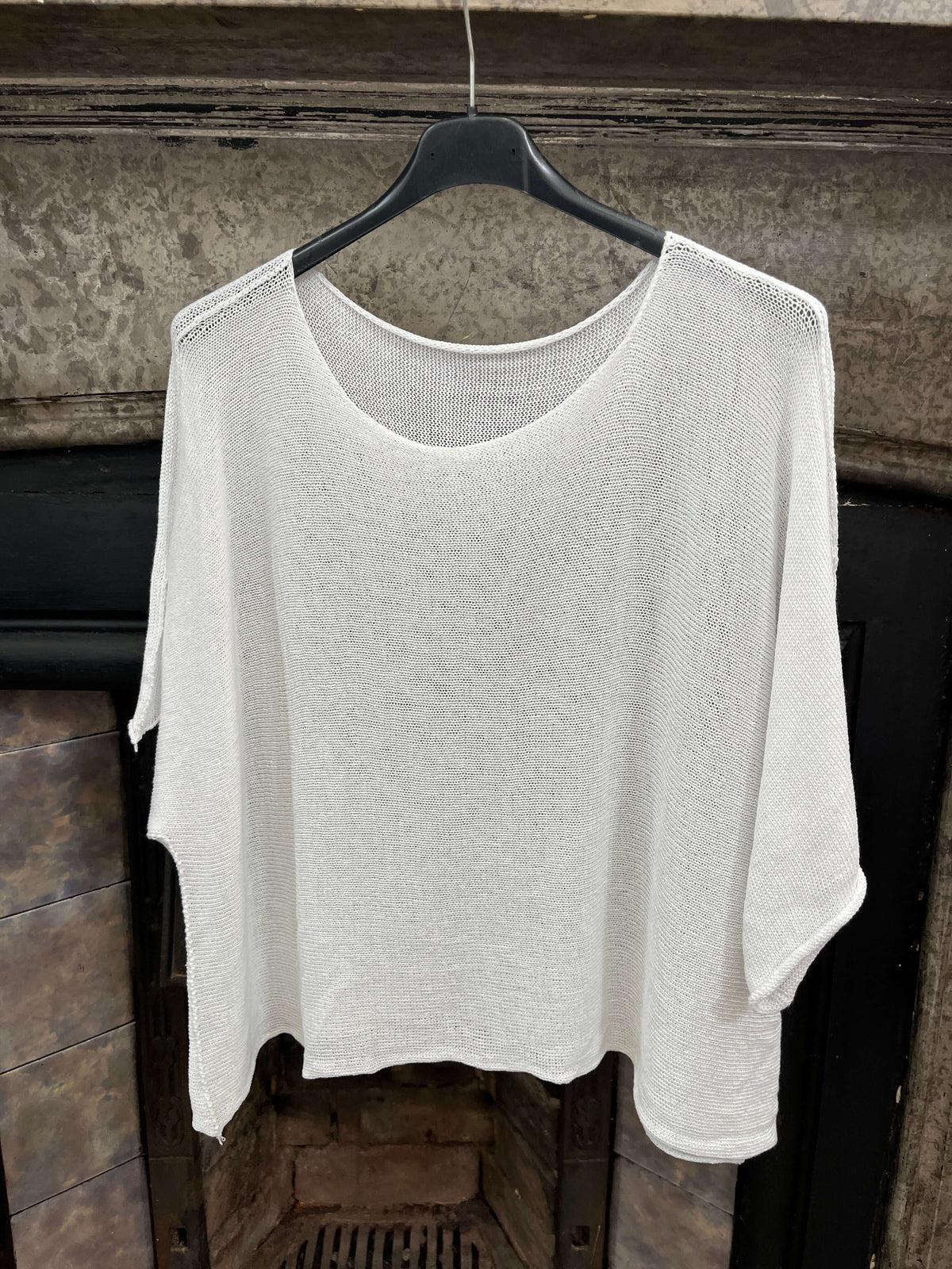 Torzi-Jane Boxy Swing Woven Knit Jumper