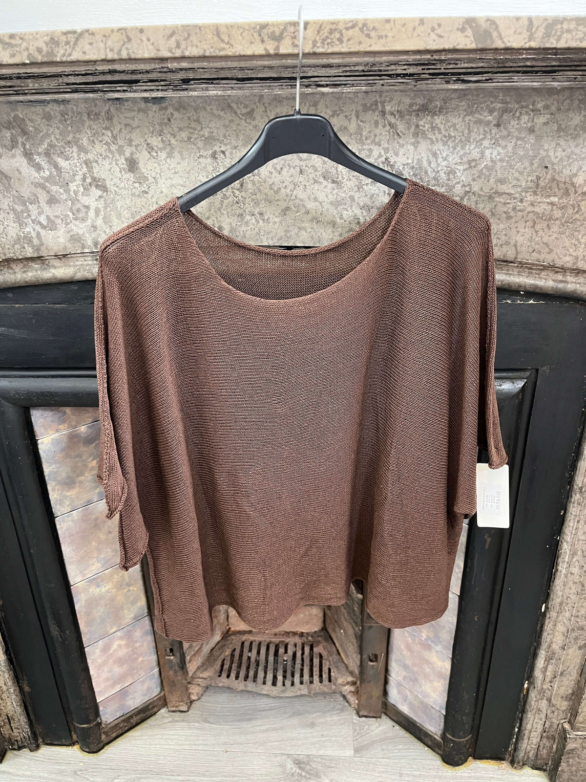 Torzi-Jane Boxy Swing Woven Knit Jumper