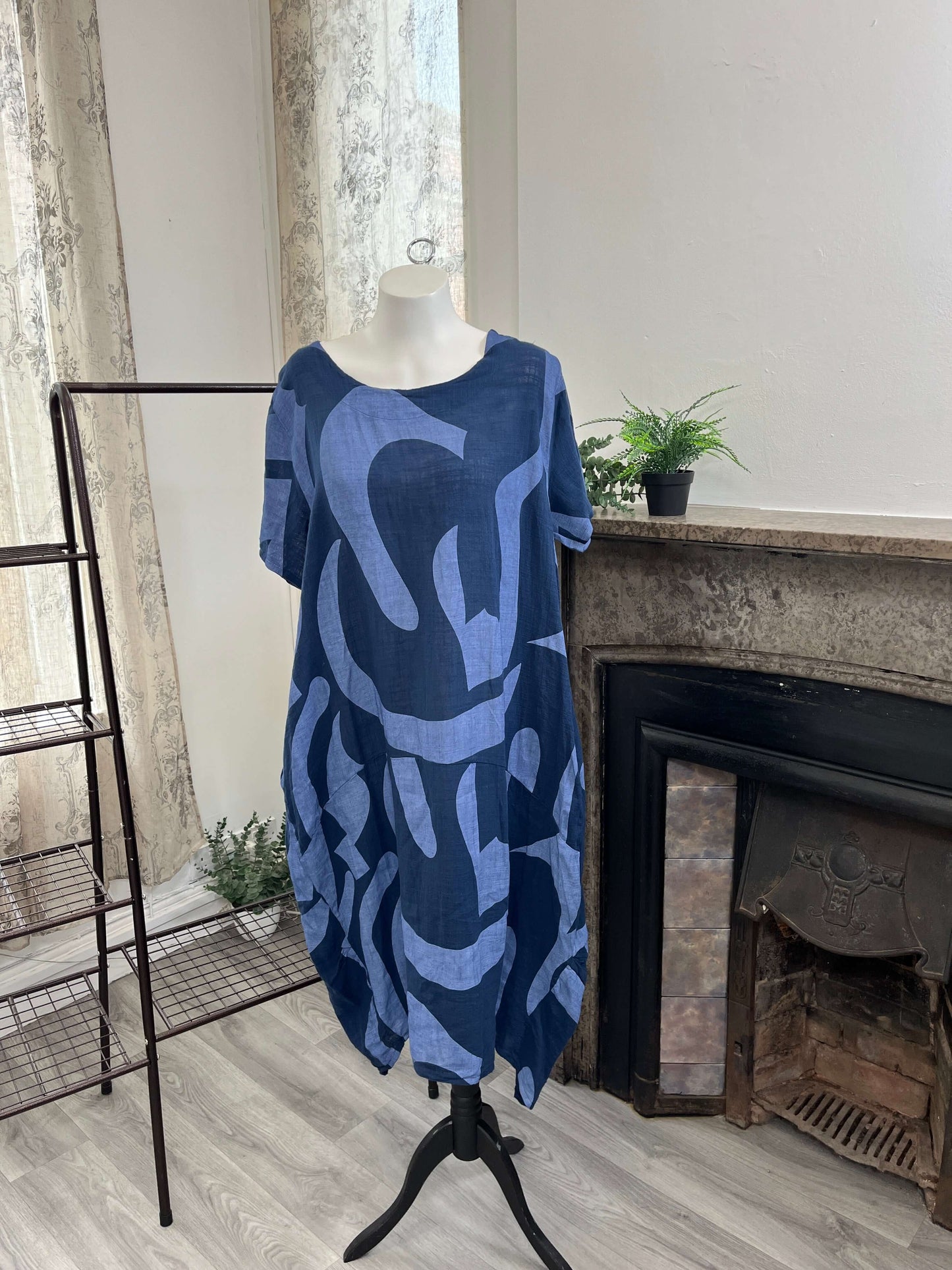 Pure Cotton Cocoon Midi Dress