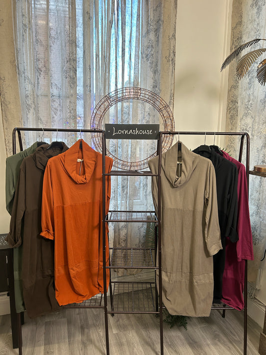 Lou-Elle Needle Cord Dress