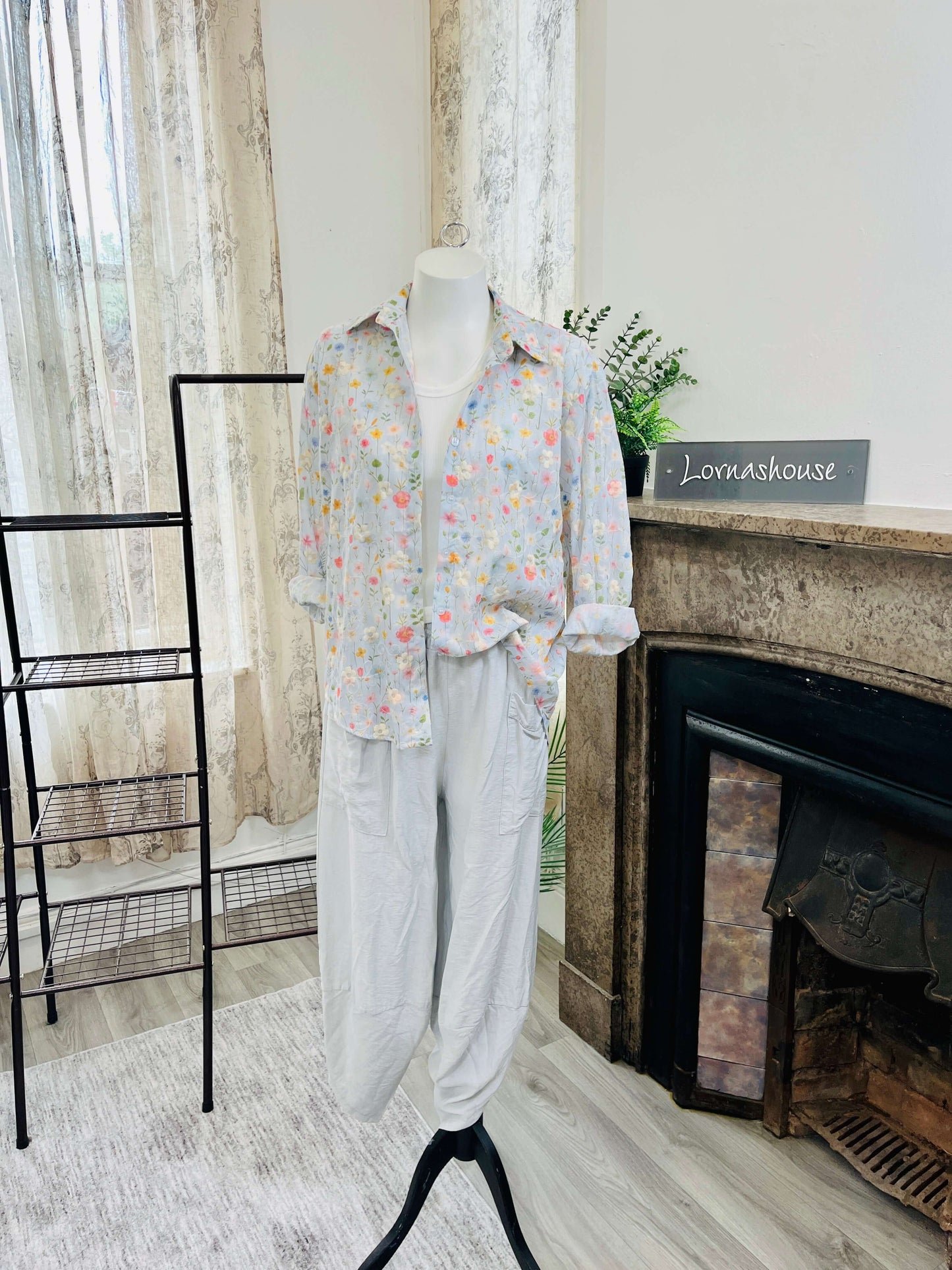 Verity Embroidered Detail Ladies Shirt