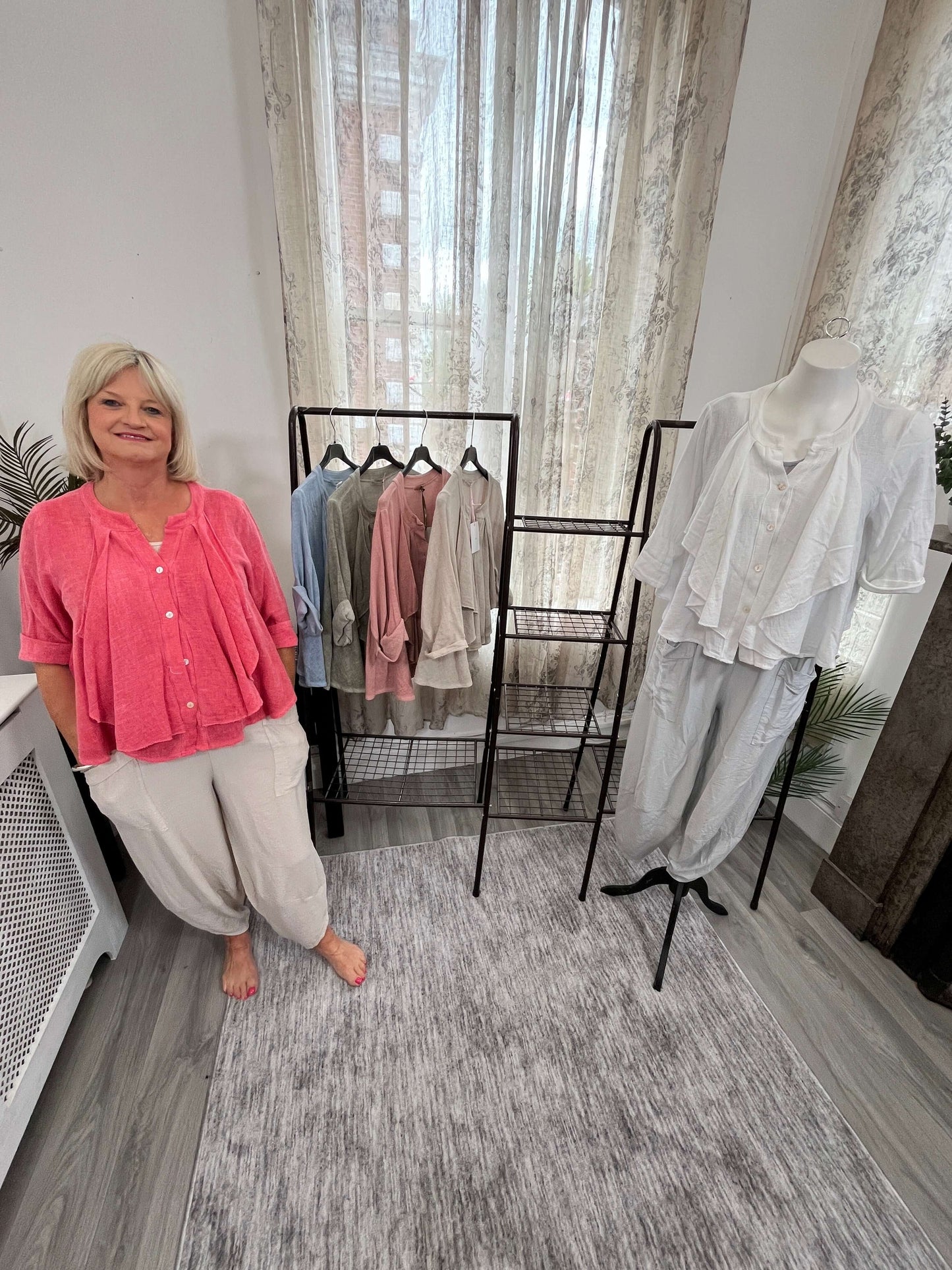 Francesca Waterfall Blouse