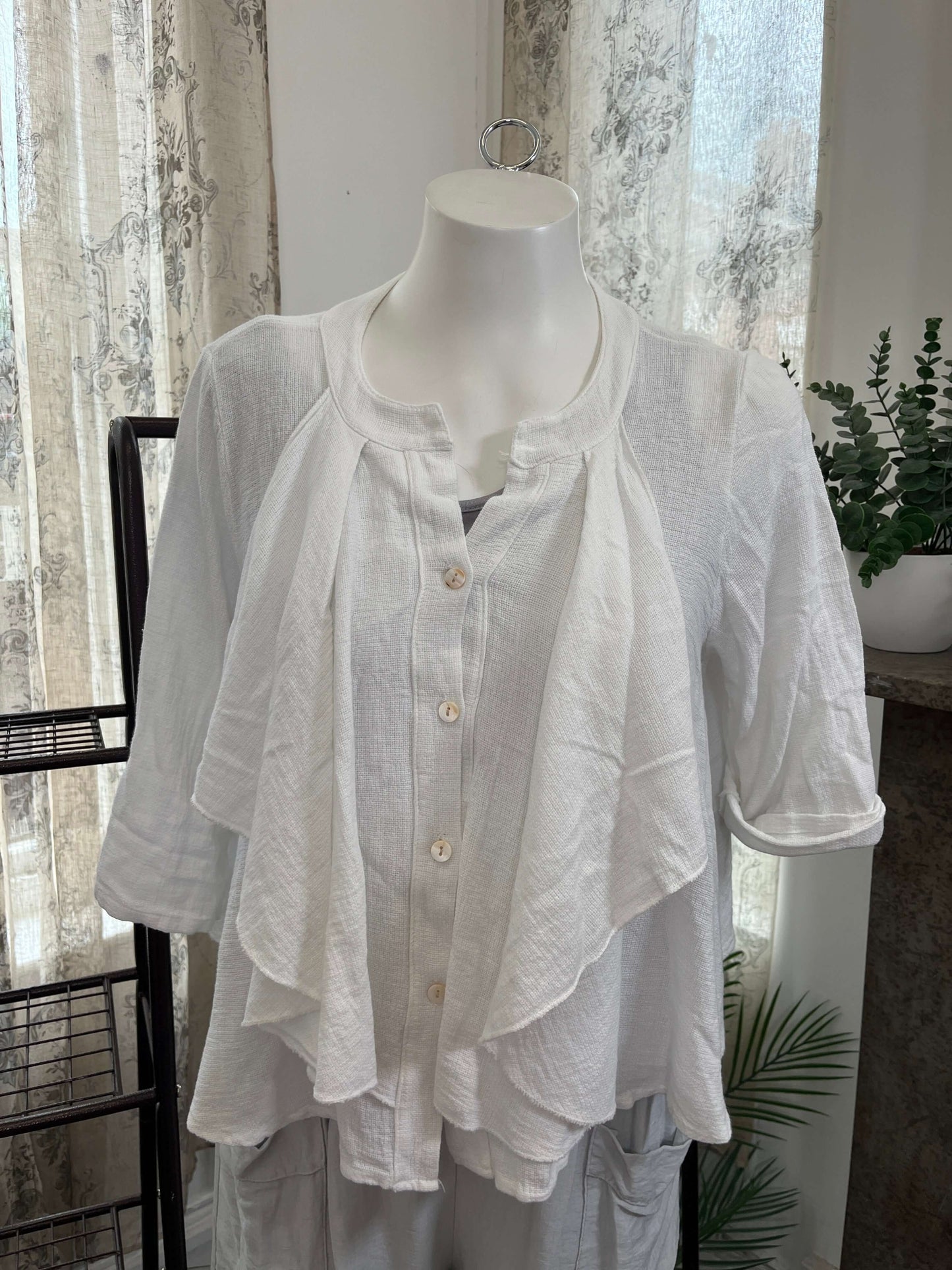 Francesca Waterfall Blouse