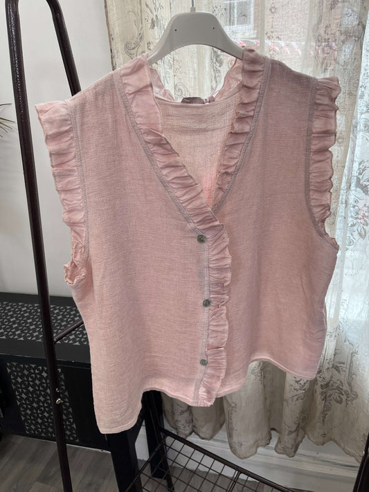 Frankie Frill Detail Vest Top