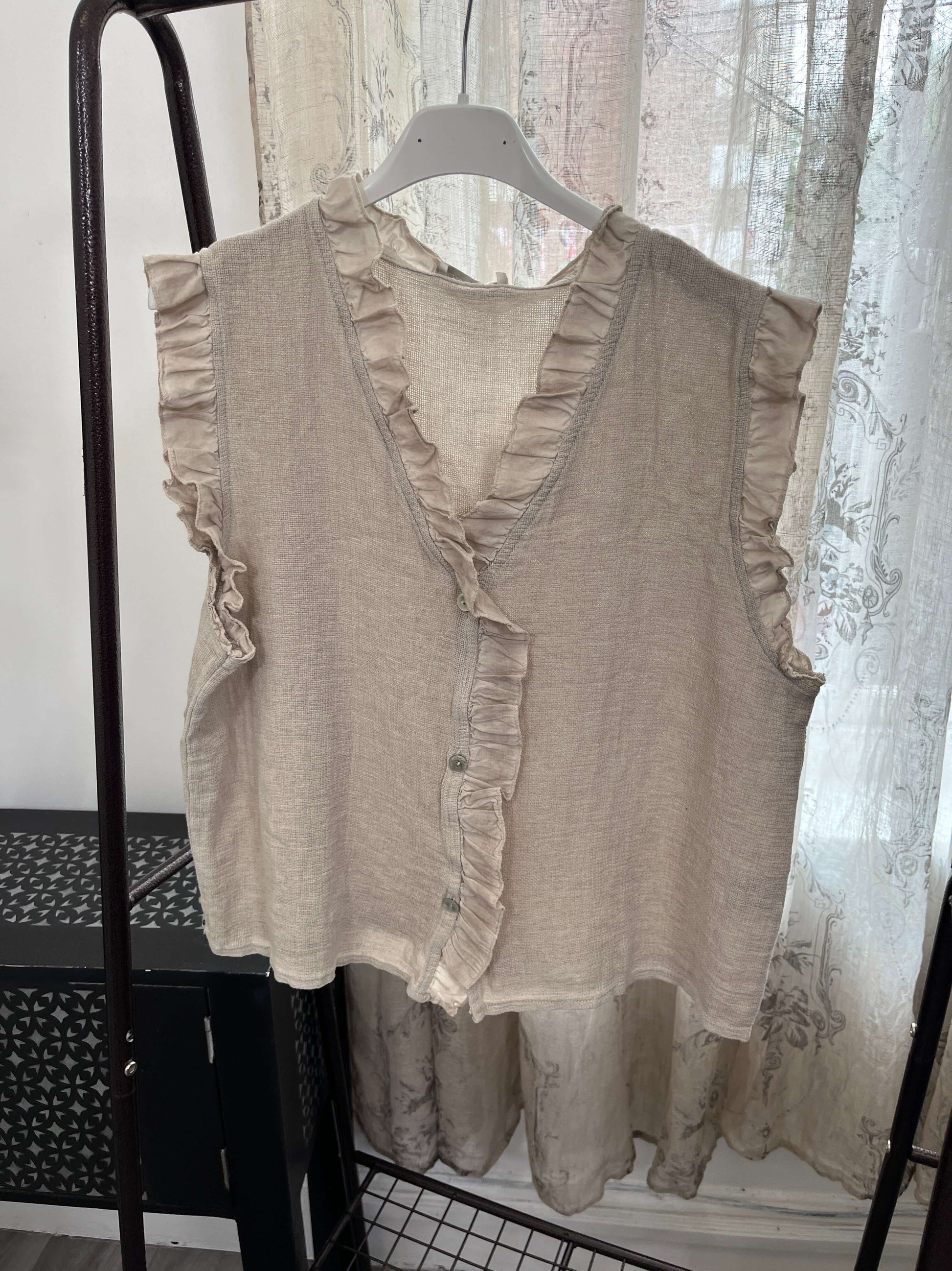 Frankie Frill Detail Vest Top