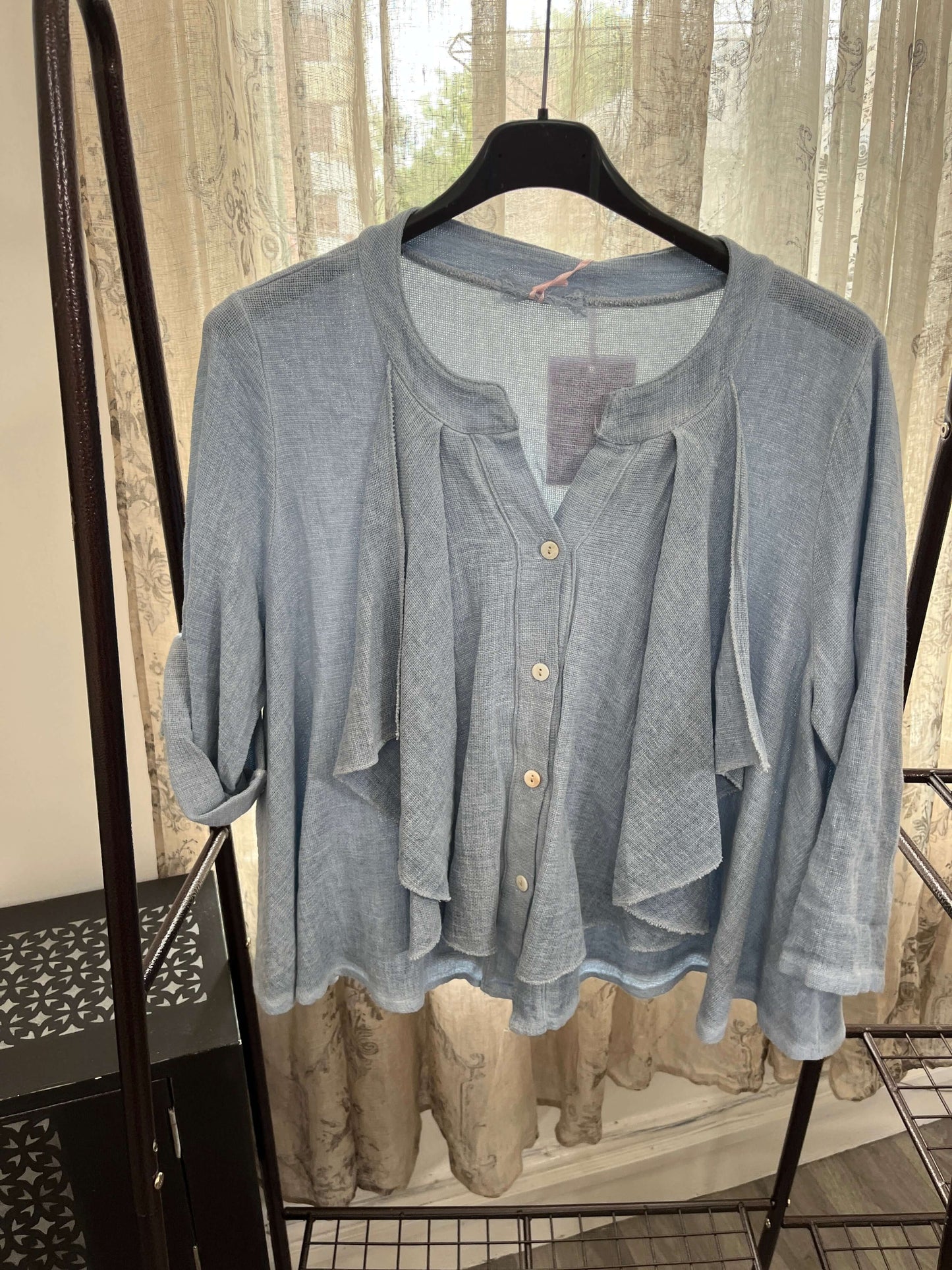 Francesca Waterfall Blouse
