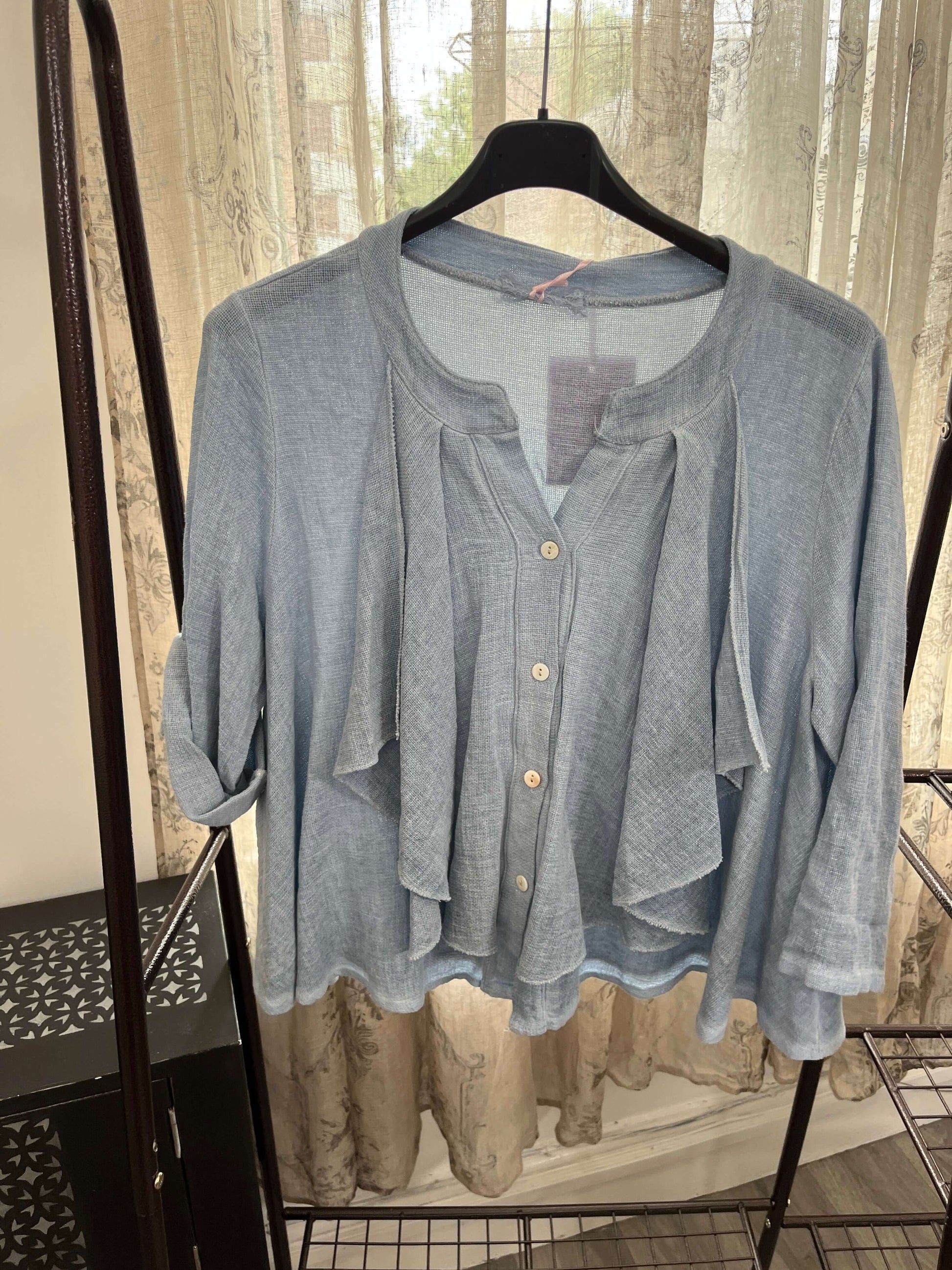 Francesca Waterfall Blouse
