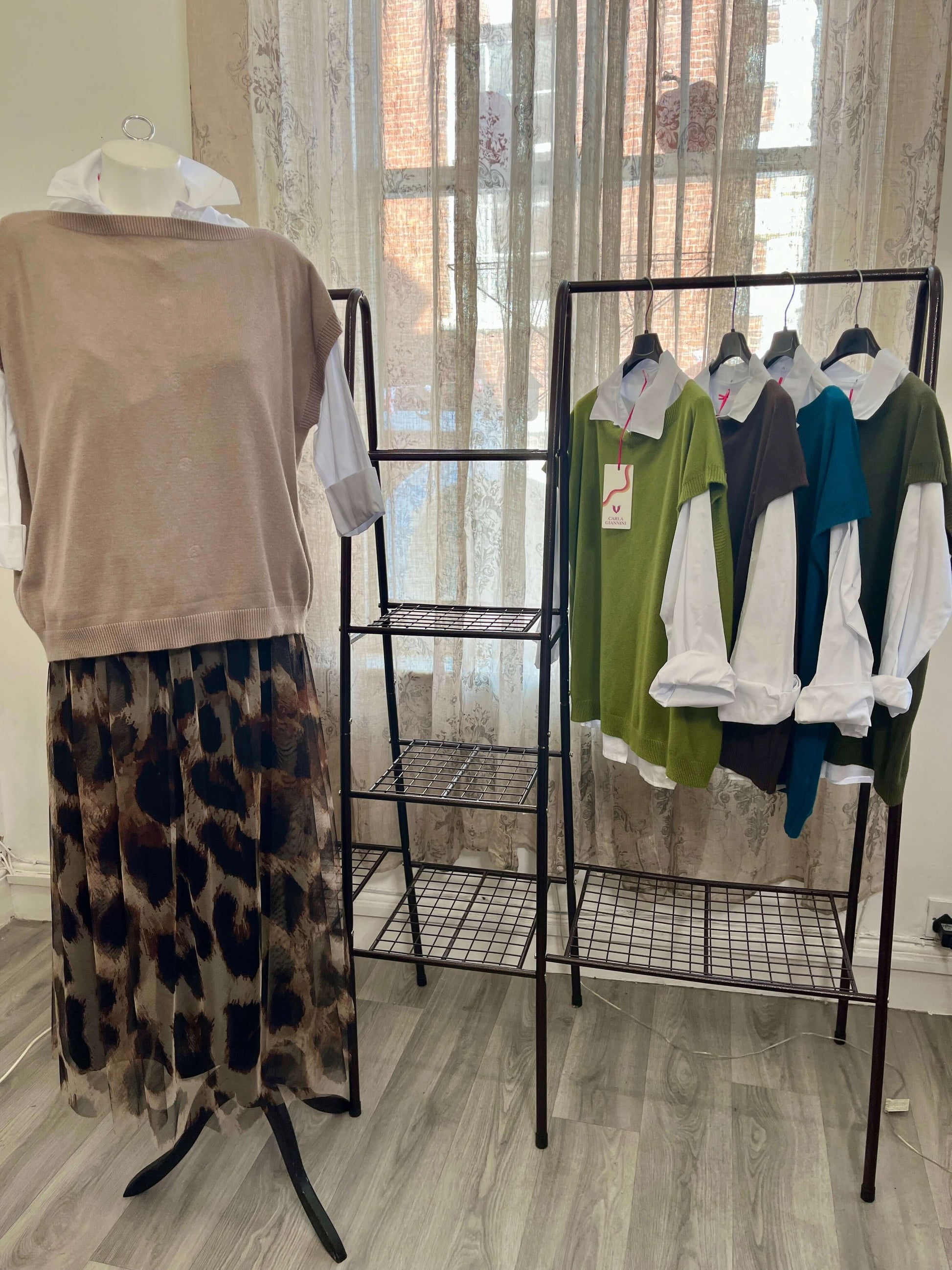 Button Back Tabard & Shirt Set